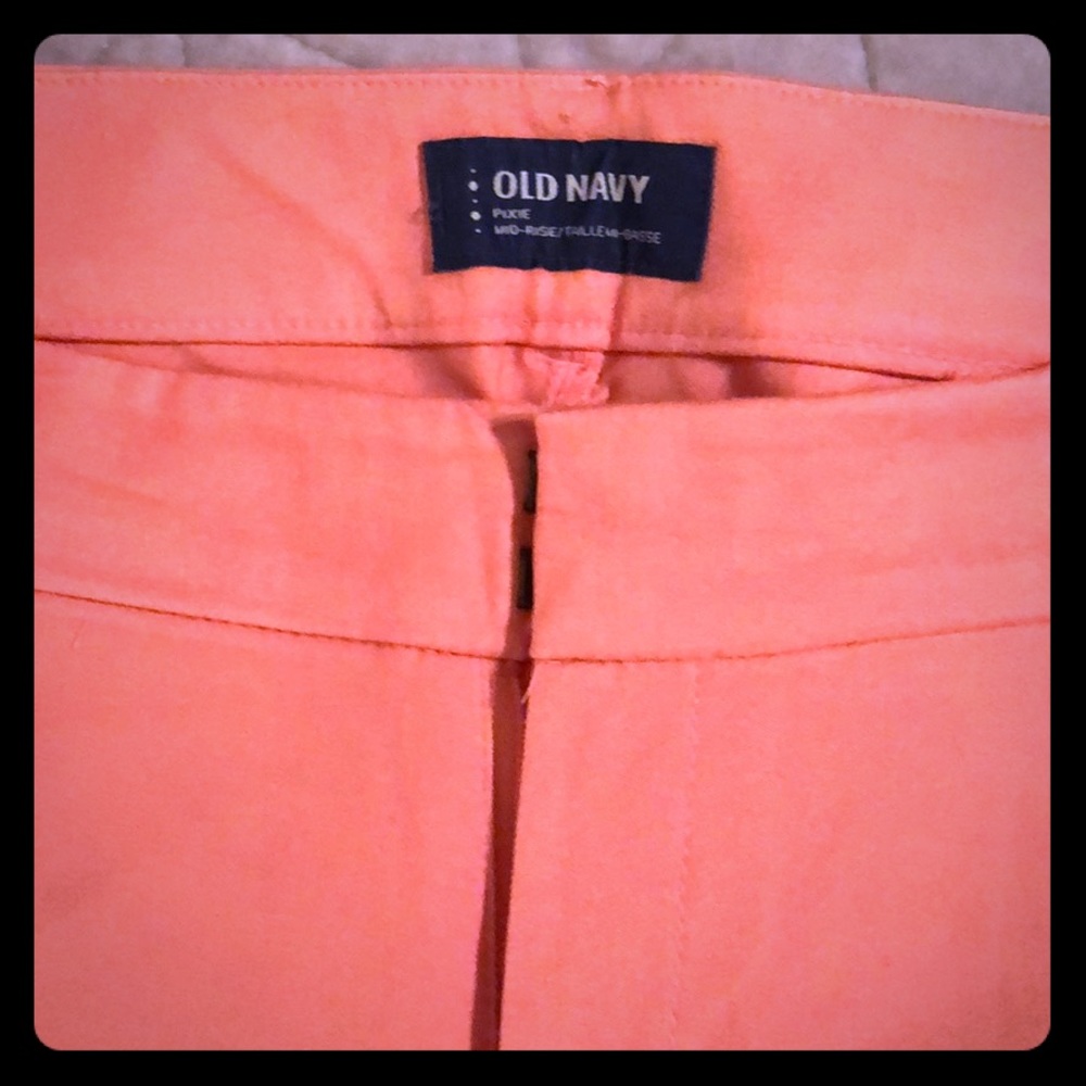Old navy pixie pants, ankle length sz 14
